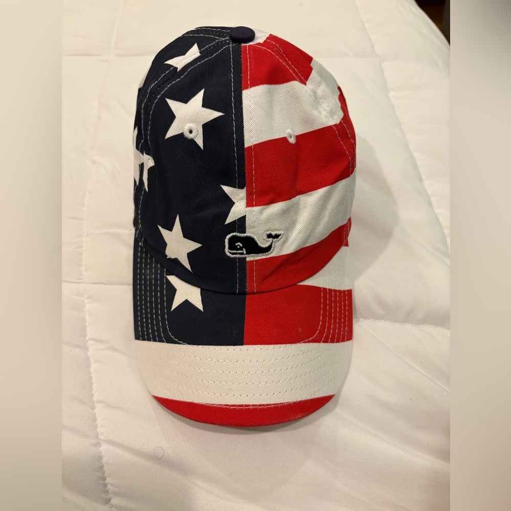 Vineyard Vines Red, White, and Blue Star Hat Americana